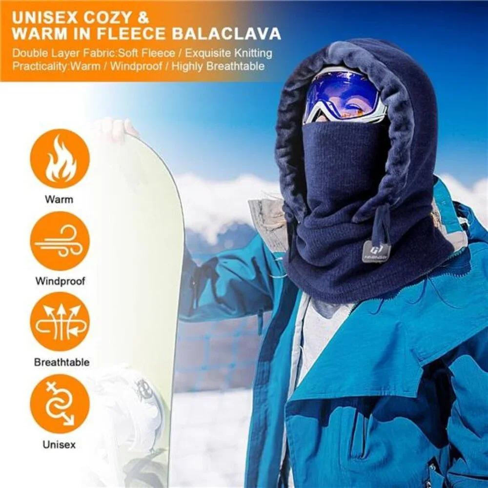 Unisex Ski Mask Balaclava Face Mask Winter, Blue